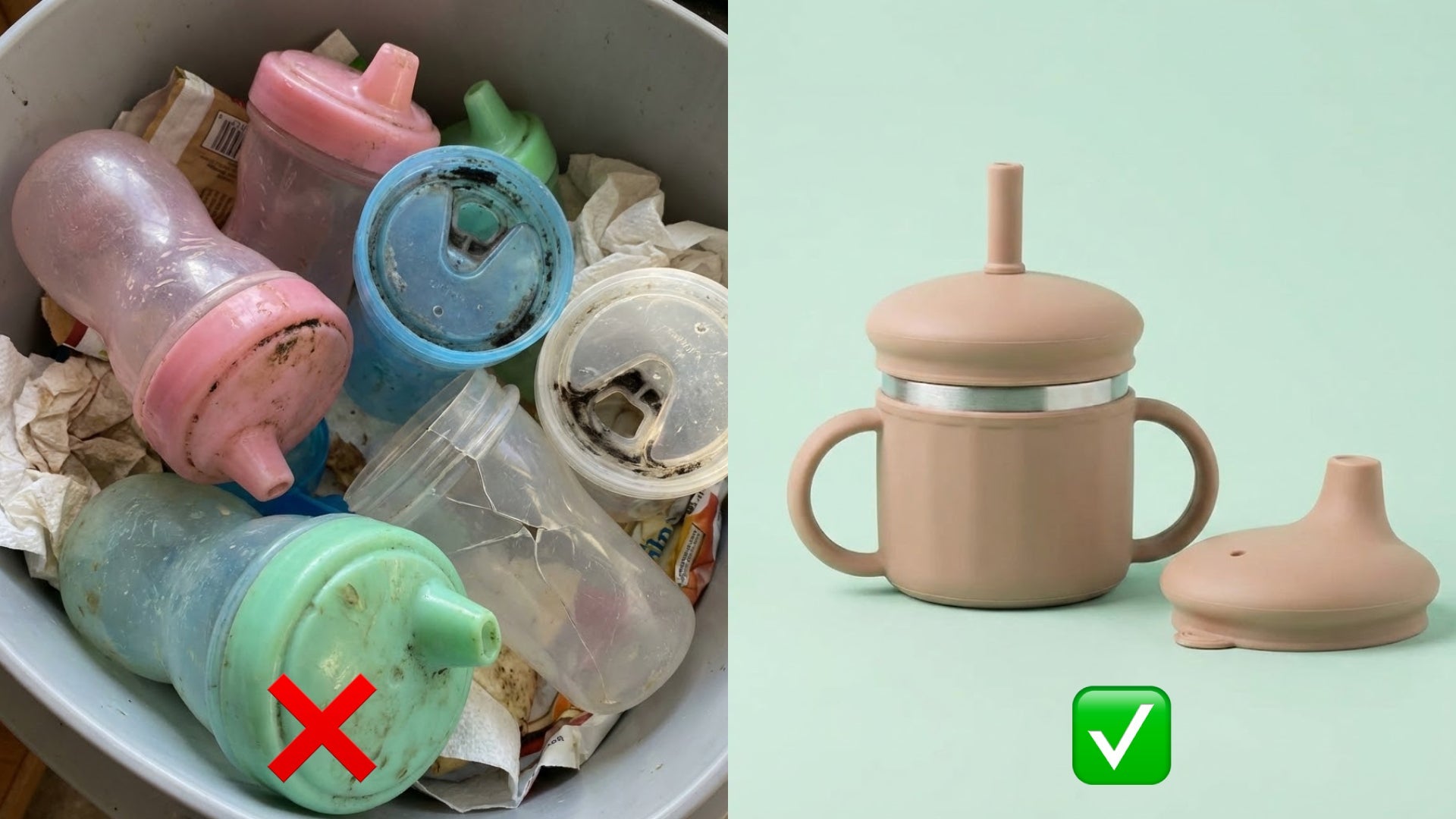 Se på materialerne i dit barns kop