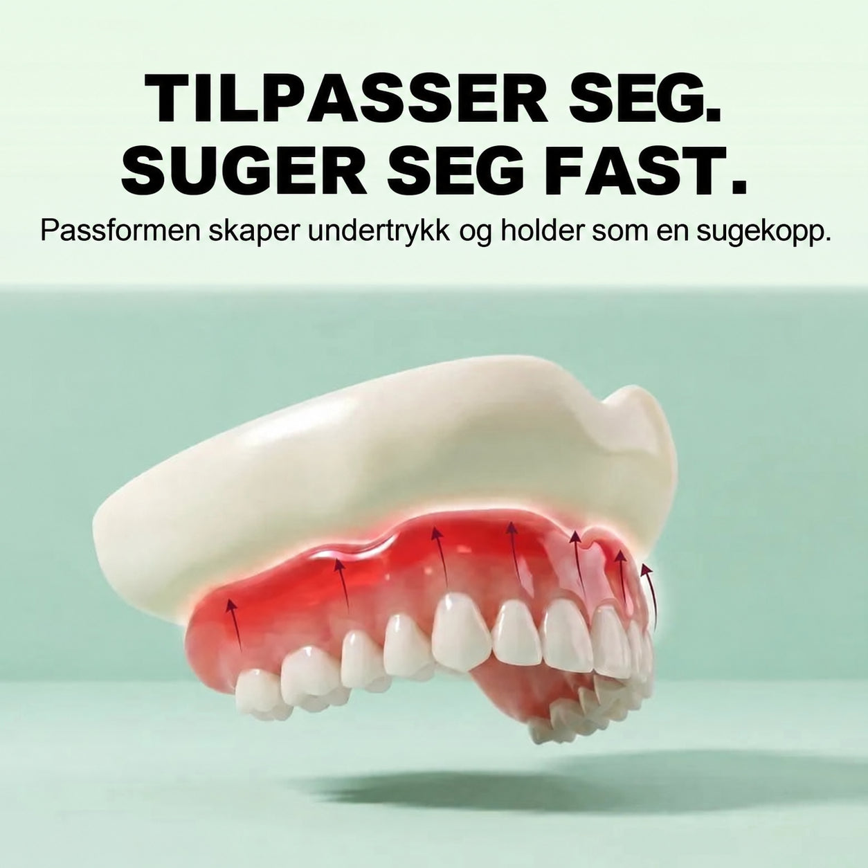 Tilpasser seg og suger seg fast: sugekoppeffekt