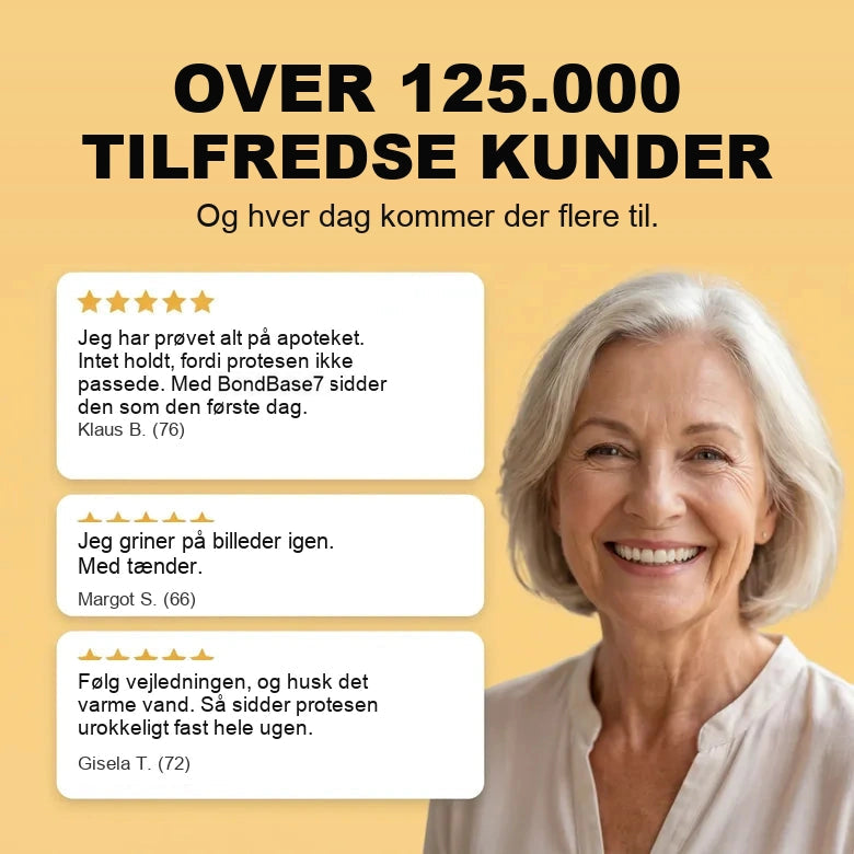 Over 125.000 tilfredse kunder og ægte anmeldelser