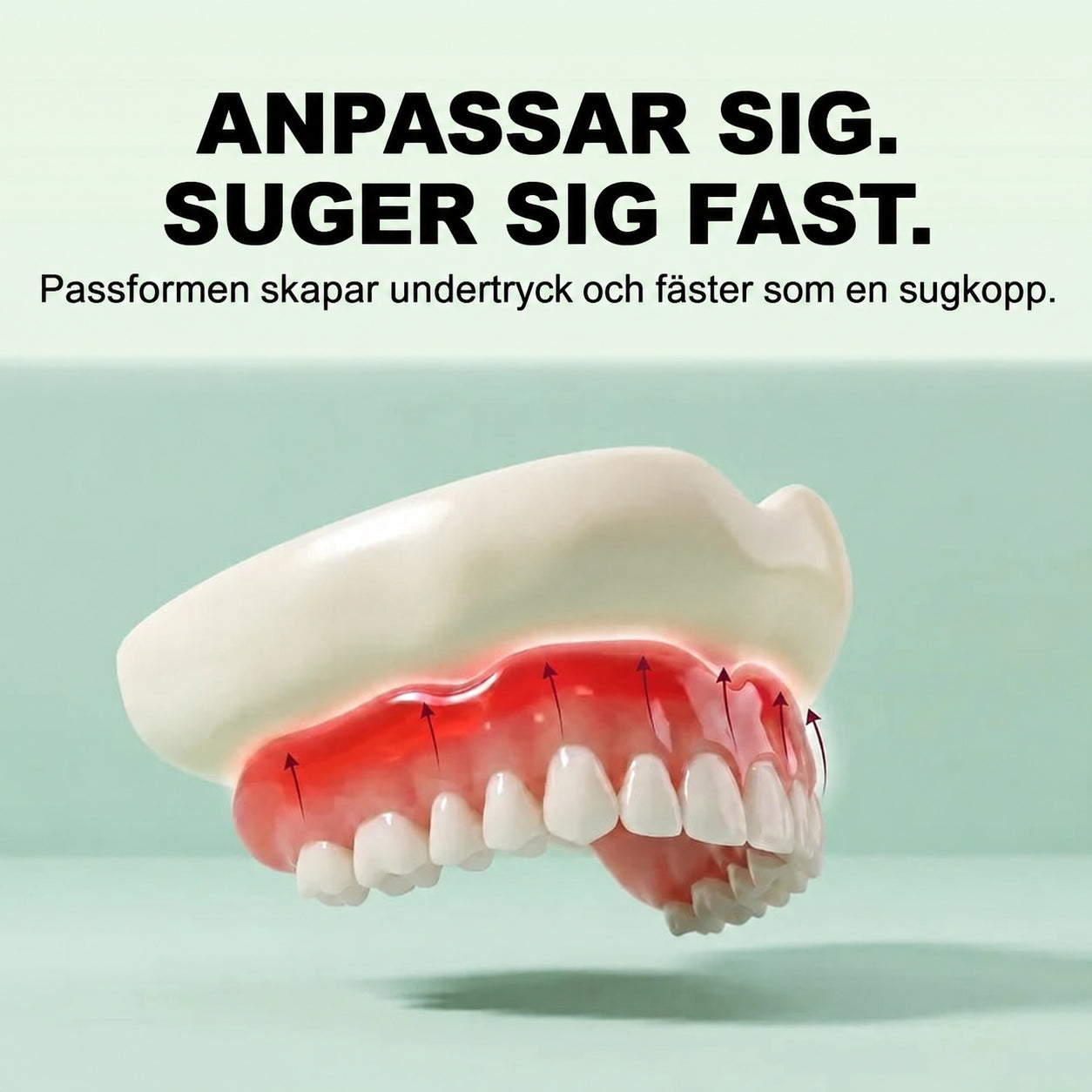 Anpassar sig och suger sig fast: sugkoppseffekt